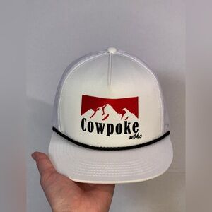Whiskey Bent Cowpoke Cowboy Killer White Hat Wbhc SnapBack Rope Trucker